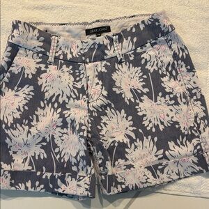 Dear John Navy and White Floral Shorts
